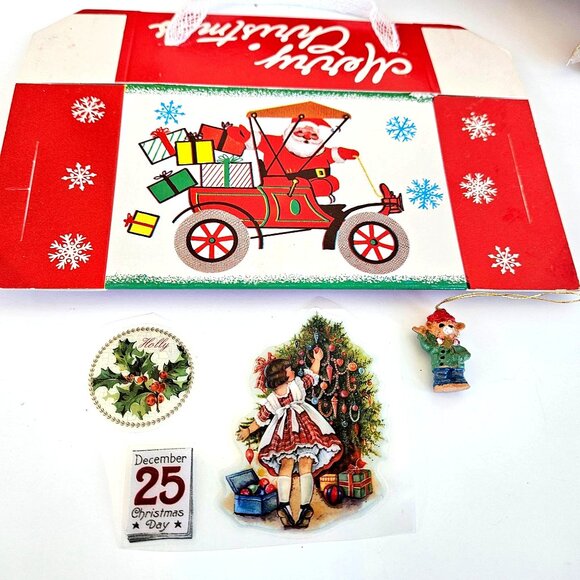 Instant Vintage Christmas Collection Holiday Nostalgia Ephemera Decor Bundle - Picture 5 of 10